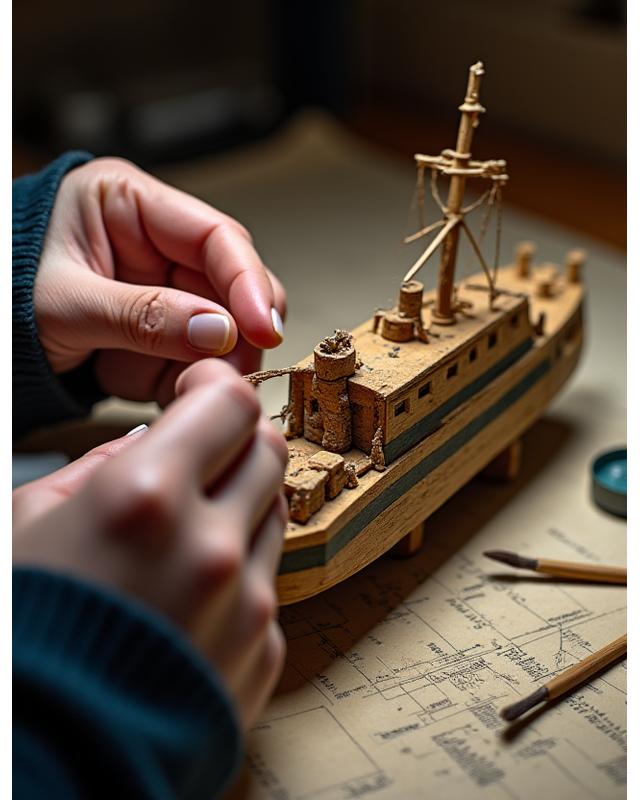 Restauración profesional de maquetas antiguas