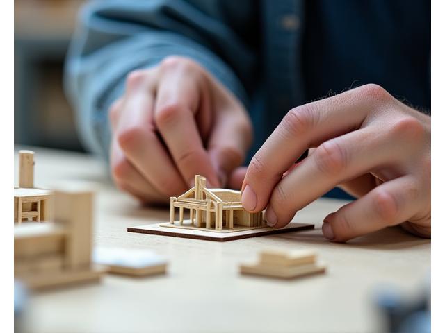 Taller de maquetas con precisión artesanal